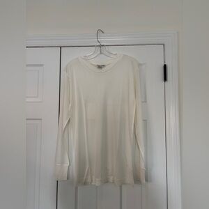 WinterSilks Cream Long Sleeve Tee